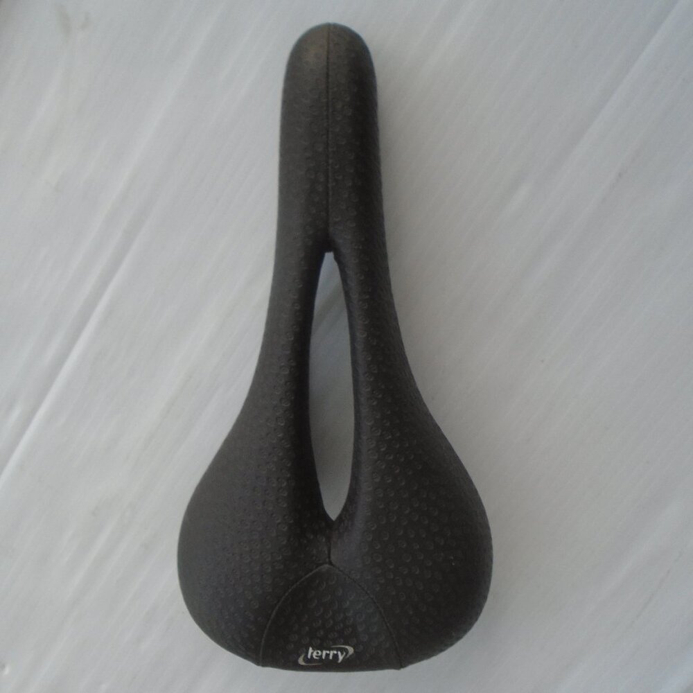 Terry Fly Bicycle Saddle Seat with Comfort Center Cutout Black